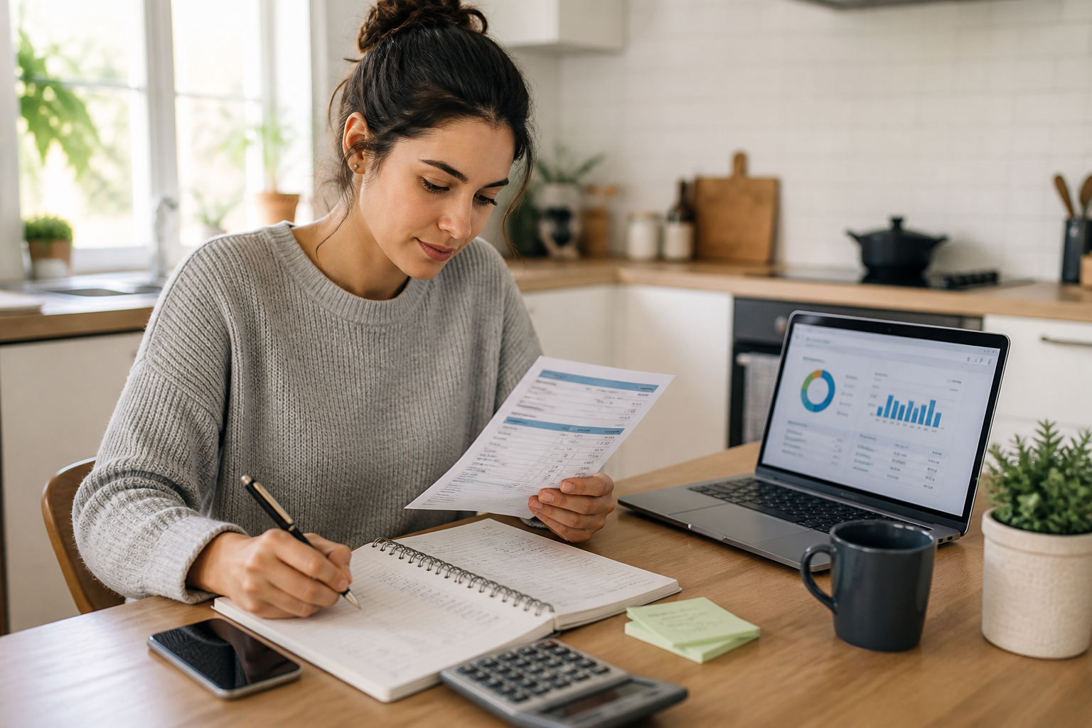 Person planning around a paycheck schedule